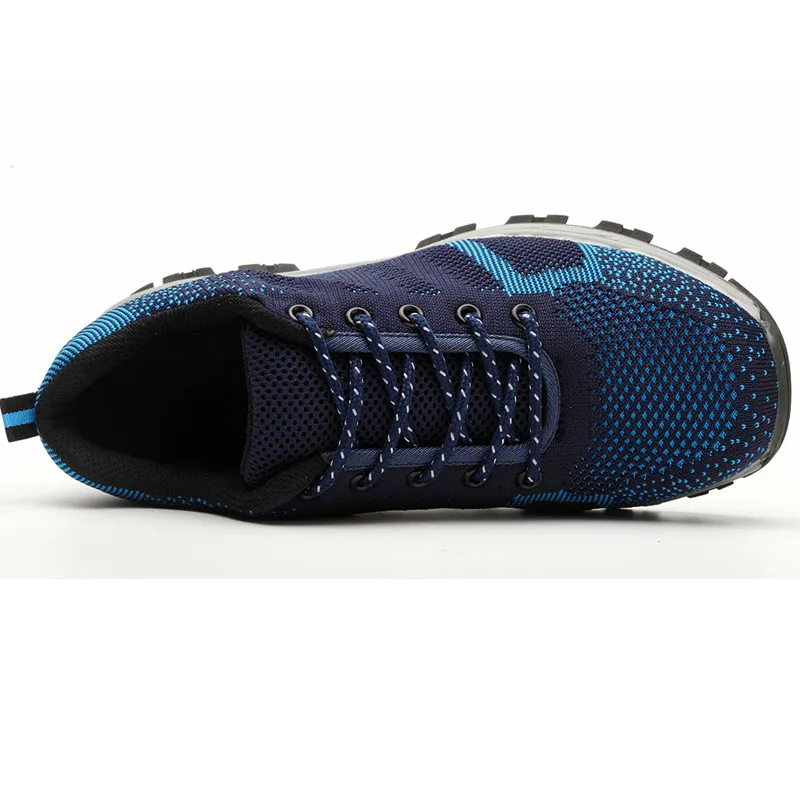 Men Breathable Steel Toe Cap Safety Shoes Men Outdoor Anti-slip Steel Puncture Proof Construction Boots Work Shoes men sneakers