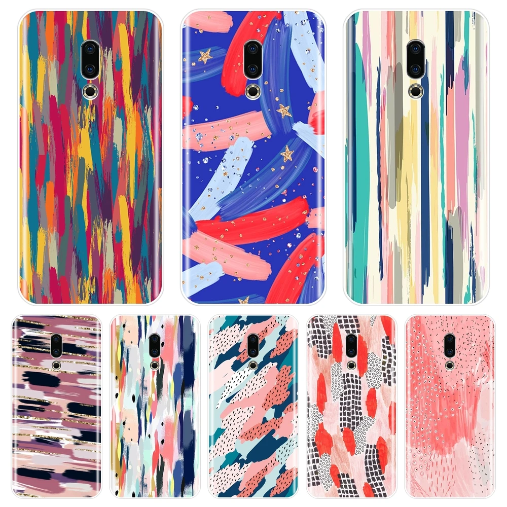 Phone Case For Meizu 15 Lite 16 Plus 16th 16x Art Graffiti Stripes Silicone Soft Back Cover For Meizu U10 U20 Pro 6 7 Plus Case Phone Case For Meizu 15 Lite 16 Plus 16th 16x Art Graffiti Stripes Silicone Soft Back Cover For Meizu U10 U20 Pro 6 7 Plus Case