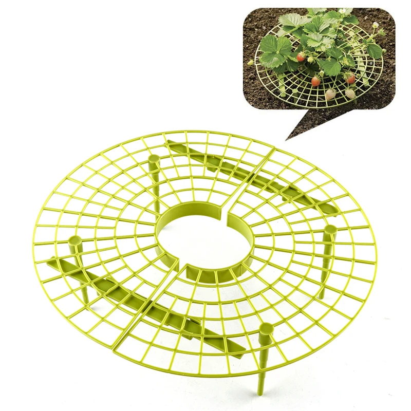 

Yellow Handy strawberry supports for your garden,keep strawberries off rot in the rainy days