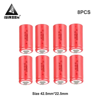 

1.2V 2000mAh SC Ni-CD Rechargeable Battery Cells Subc Ni CD DIY Battery Packs 12V 14.4V 18V 24V 36V Accumulator Electric Tools