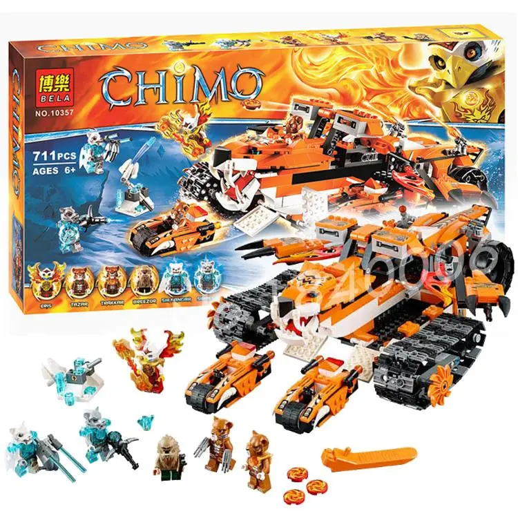 711pcs Bela New 10357 Tiger s Mobile Command amazing fascinating Model Building Toys Gifts For Boys