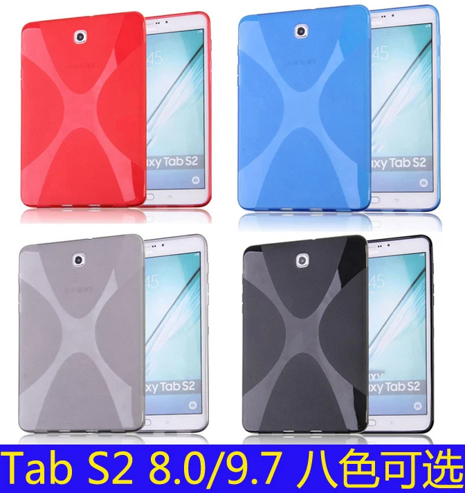 

Quality X Line Soft TPU Silicon Case Semi Transparent Clear Gel Cover Skin Protect For Samsung Galaxy Tab S2 8.0 T710 T715 T715C