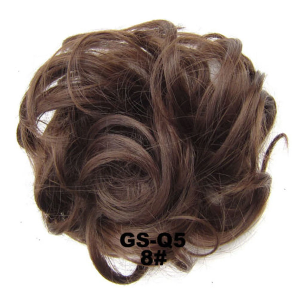 

hot sell Curly Messy Bun Hair Piece Hair Fake Natural Look Extensions Hairpiece