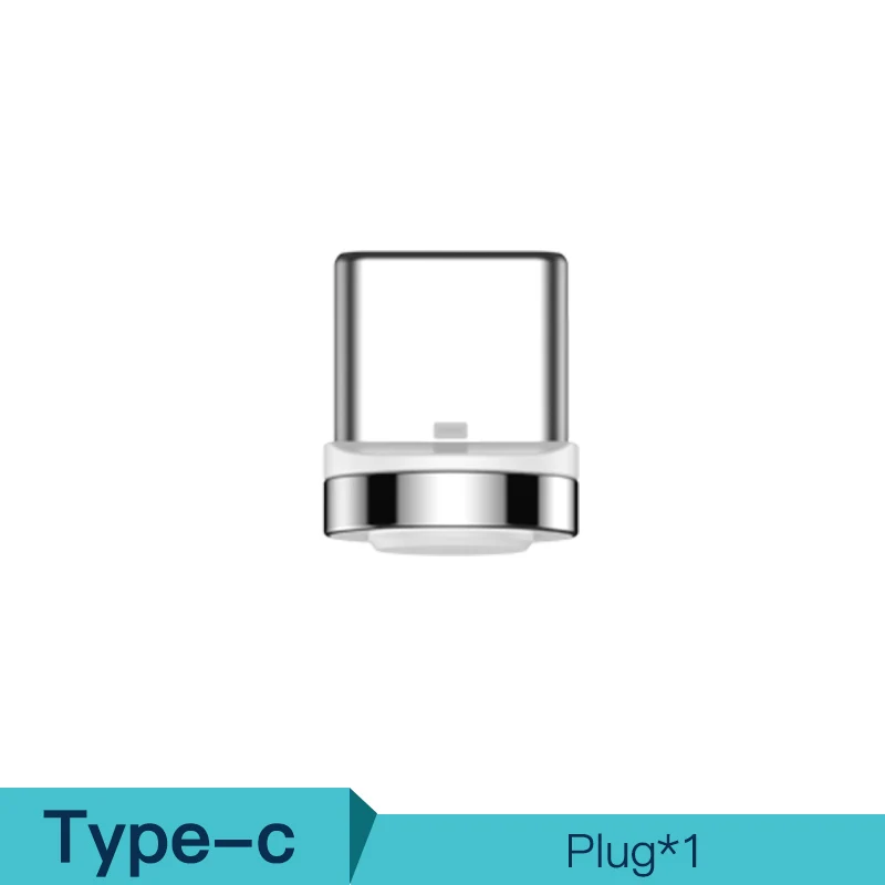 KUULAA Магнитный кабель Micro USB C 3A быстрый зарядный Адаптер для iPhone Samsung XiaoMi Зарядное устройство Магнитная Быстрая зарядка USB Type-C шнур - Цвет: For Type-C Plug