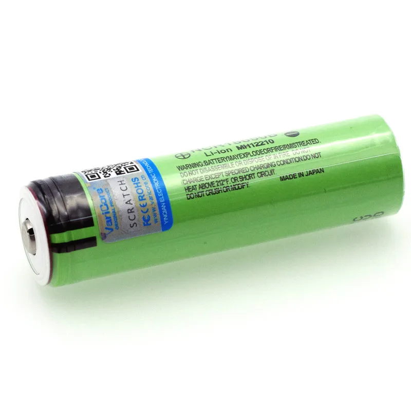 VariCore 18650 NCR18650B 3400mAh 3,7 V литий-ионная аккумуляторная батарея с заостренными(без PCB) батареями