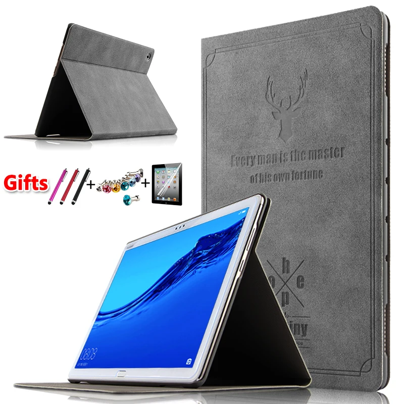 Чехол для Huawei MediaPad M5 Lite чехол подставка из ПУ кожи планшета mediapad m5 lite 10 1 8 9 10|Чехлы