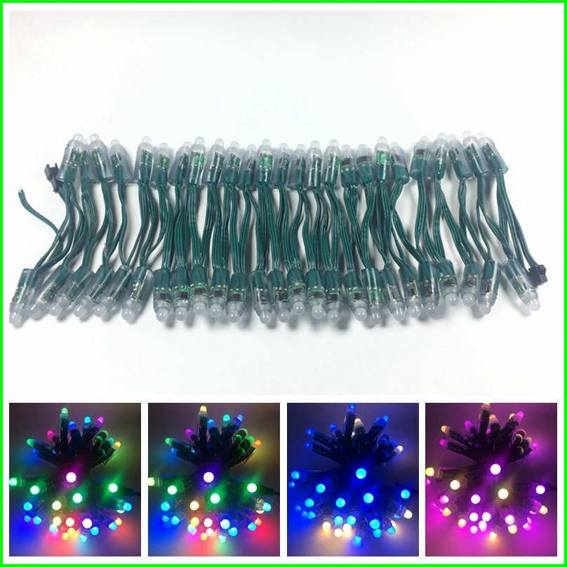 50 шт. водонепроницаемые светодиодные ленты WS2811 IC RGB DC5V 12 мм|Светодиодные модули| |