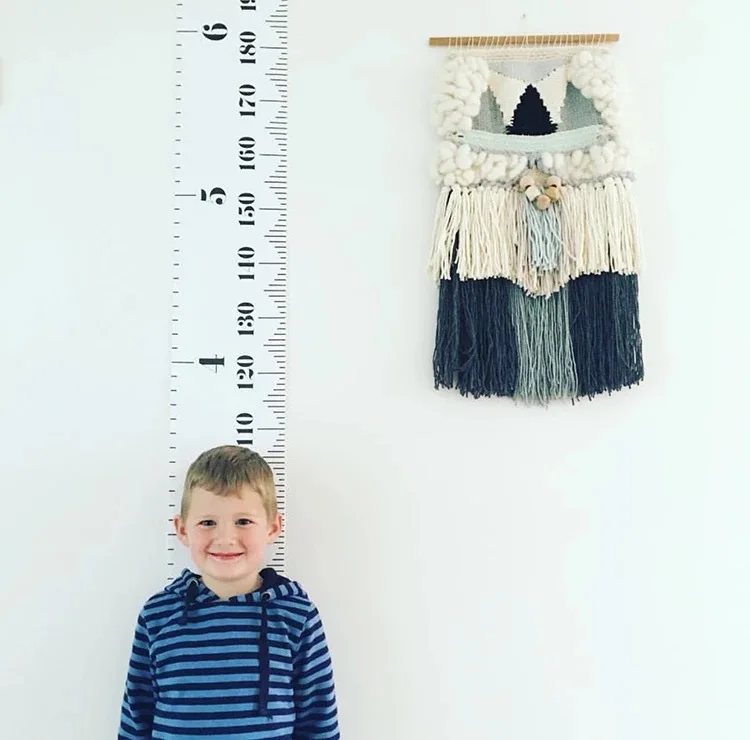 children kids growth chart height ruler wall sticker ruler children s height chart wall stickers
