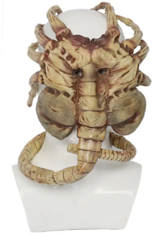 Alien FaceHugger латексная маска насекомое Косплей Костюм опорный шлем страшные