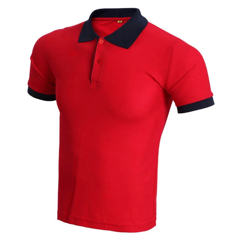 Brand Red Polo Shirt Men Polo Homme 