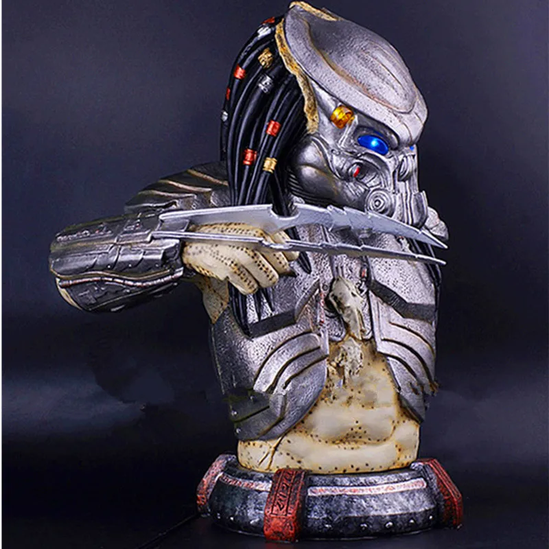 

1/2 THE Alien vs. Predator BUST Figure Takeya Takayuki Predator Home Decorations Resin Action Figure Collection Model Toy L2538