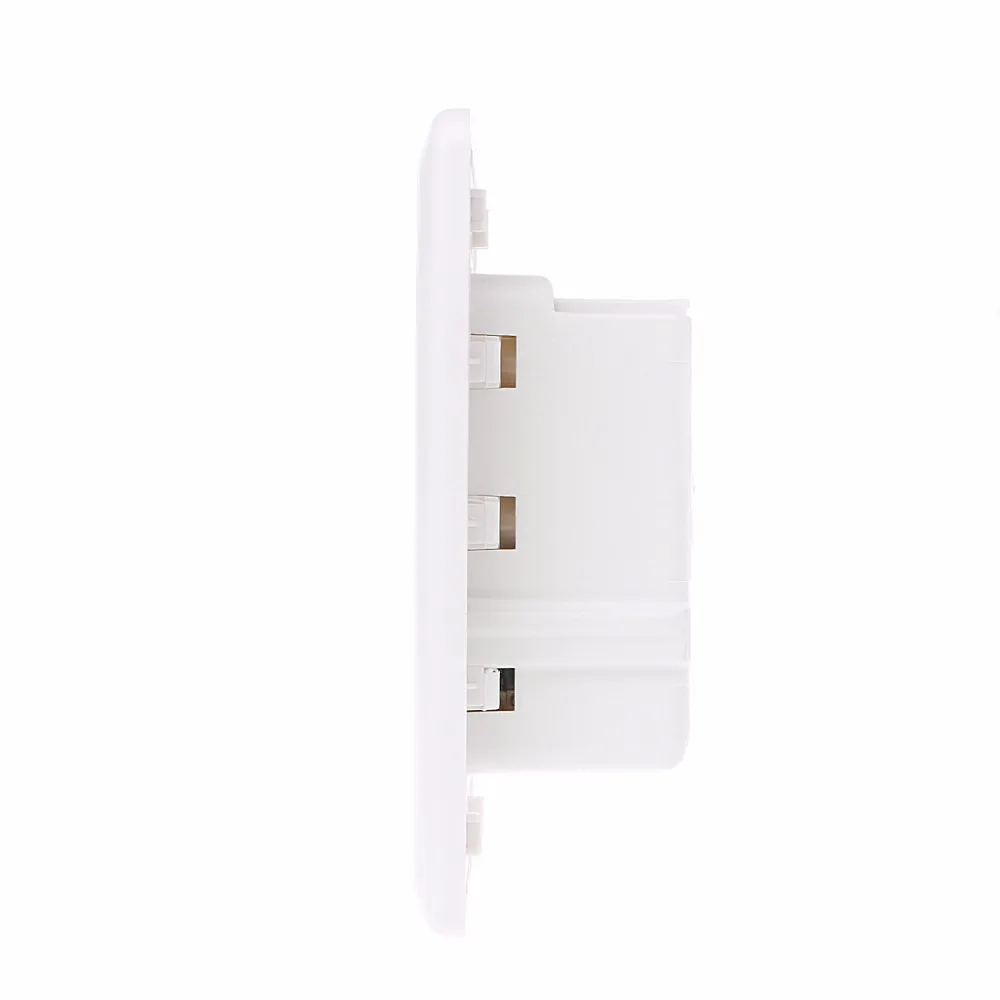 Настенная розетка с двумя USB портами 15 А 5 В 2 1 115x75 мм|Электрические розетки| |