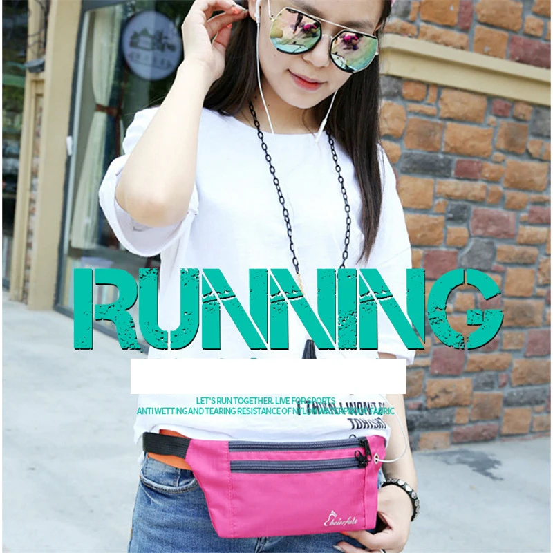 Outdoor Running Waist Sport Running Waist Bag Waist Pouch Running