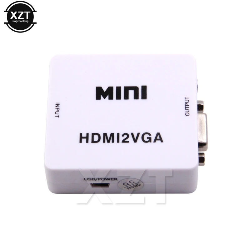 Мини-hd 1080P HDMI в VGA конвертер с аудио HDMI2VGA видео коробка адаптер для Xbox360 PC DVD PS3 PS4 Blu-Ray DVD