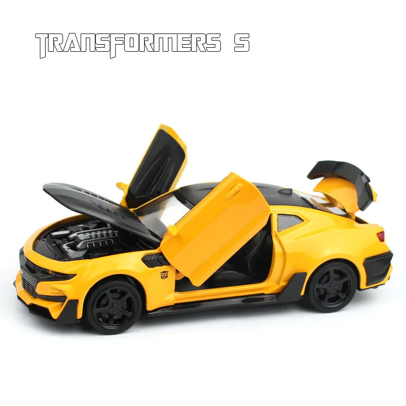 

1:32 Chevrolet Camaro Sports Car Alloy Diecast Model Car Toy 5 Color Pull Back Flashing for Kid Birthday Christmas Gifts Boy Toy