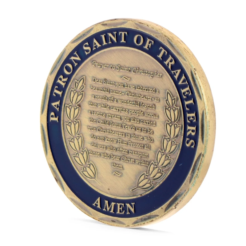 St. Christopher Patron Saint Of Travelers Commemorative Challenge Coin Collection