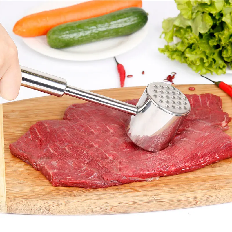 Hot-Sale-Stainless-steel-Aluminum-Meat-Hammer-Mallet-Tenderizer-Beef-Chicken-Steak-Porks-Drop-Shopping (2)