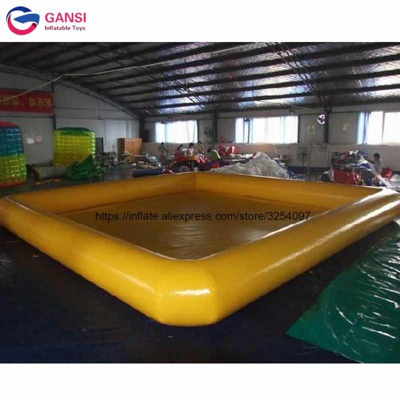 Aqua Park Equipment Inflatable Water Walking Ball Pool,8M Inflatable Swimming Pool For Kids