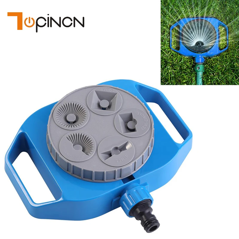 

360 Degree Plastic Garden Plants Flowers Watering Sprinkler 5-Function Multi-use Lawn Irrigation System Garden Sprinkler