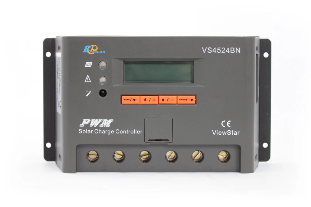 

ViewStar New PWM 45A 45amp 12v 24v auto work EPSolar EPEVER solar charging controller VS4524BN Free shipping