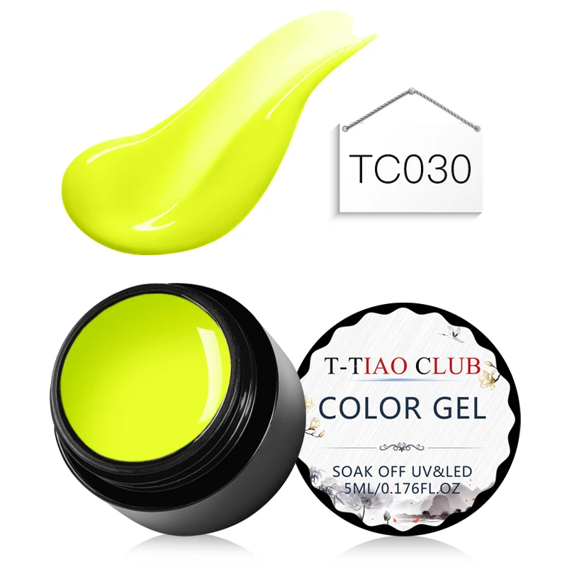 T-TIAO CLUB, чистый цвет, Гель-лак для ногтей, замачиваемый, для маникюра, УФ-Гель-лак, Базовое покрытие, лак для нейл-арта, украшения для маникюра - Цвет: S00972