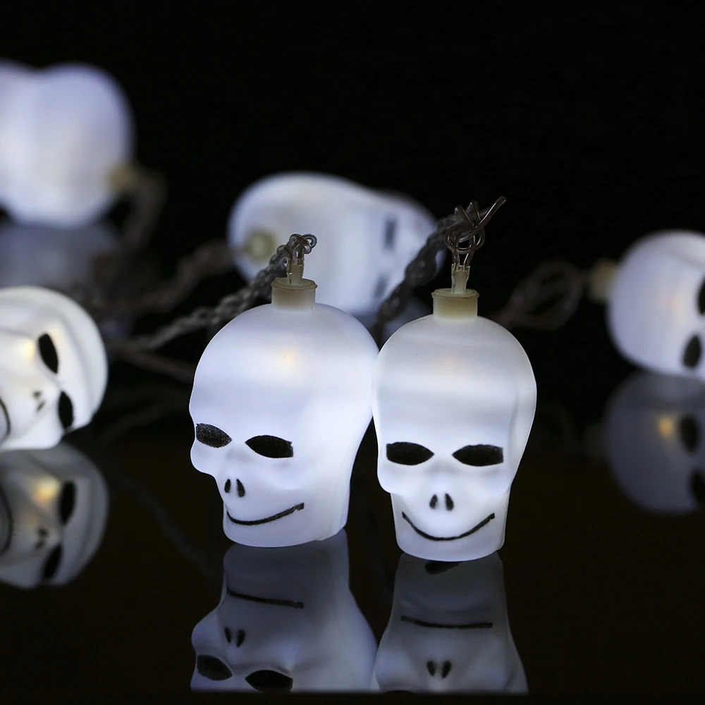 Buy 20LED 16.4ft Skull String Light Lamp for Halloween