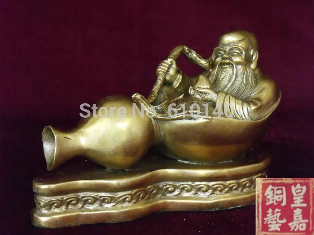 

Copper Feng Shui gourd boat house from evil spirits auspicious gift Home Decoration