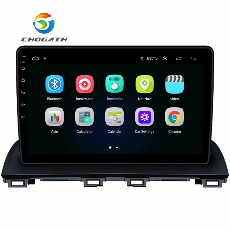 ChoGath Android 8 1 автомобильный Радио GPS навигационный плеер для Mazda 2/Mazda 3/Axela/CX 3 2014 2016