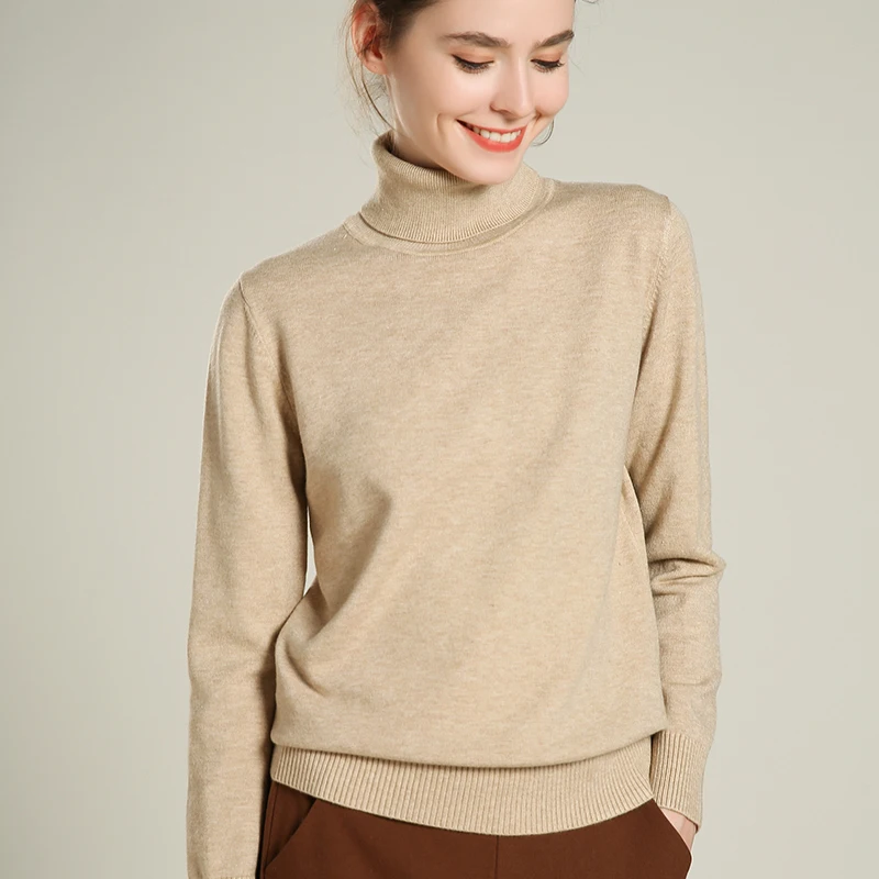 Spring and Autumn Ms. Monochrome Slim Sweater is soft and comfortable with a large variety of colors 