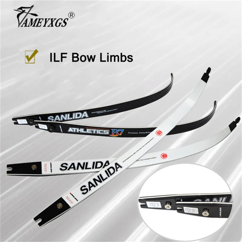 

1pair Archery 16-40lbs Recurve Bow Limbs 66/68/70inch ILF Bow Limbs Fiber For Outdoor Sports Bow Hunting Shooting Accessories