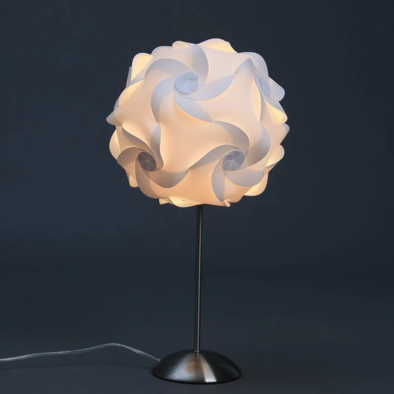 

Artpad Modern Art Design LED Table Lamps for Bedroom Hand Engraved Stainless E27 Plug in Desktop Light for Home Decor Fixtures