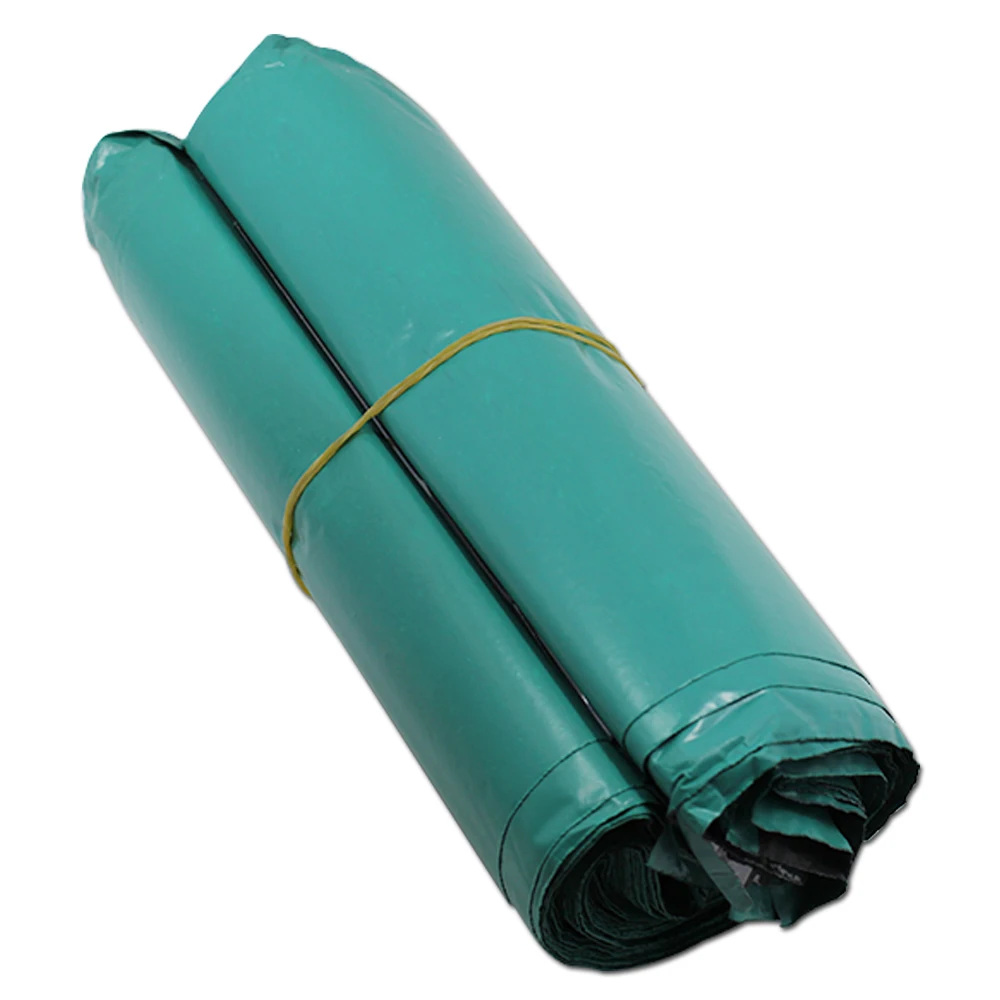 50Pcs/ Lot Green Poly Envelope Courier Bag Self Adhesive Packaging
