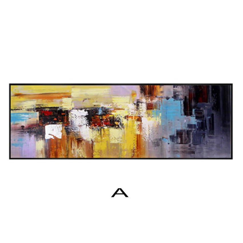 

MYT Large Size Abstract Oil Painting Colorful Canvas Wall Art Abstract Picture Unframed Painting Living Room Home Decor