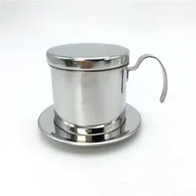 В Портативный Нержавеющая сталь вьетнамский кофе фильтр для кофеварки Кофе производитель высокое качество фильтр для капельного кофе горшок фильтры