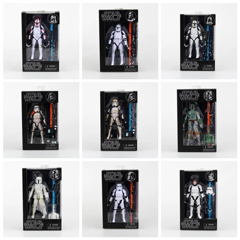 9 стилей звездные войны штурмовик рисунок Brinquedos световой меч пвх фигурку Juguetes дарт вейдер звездные войны фигурки детей игрушки