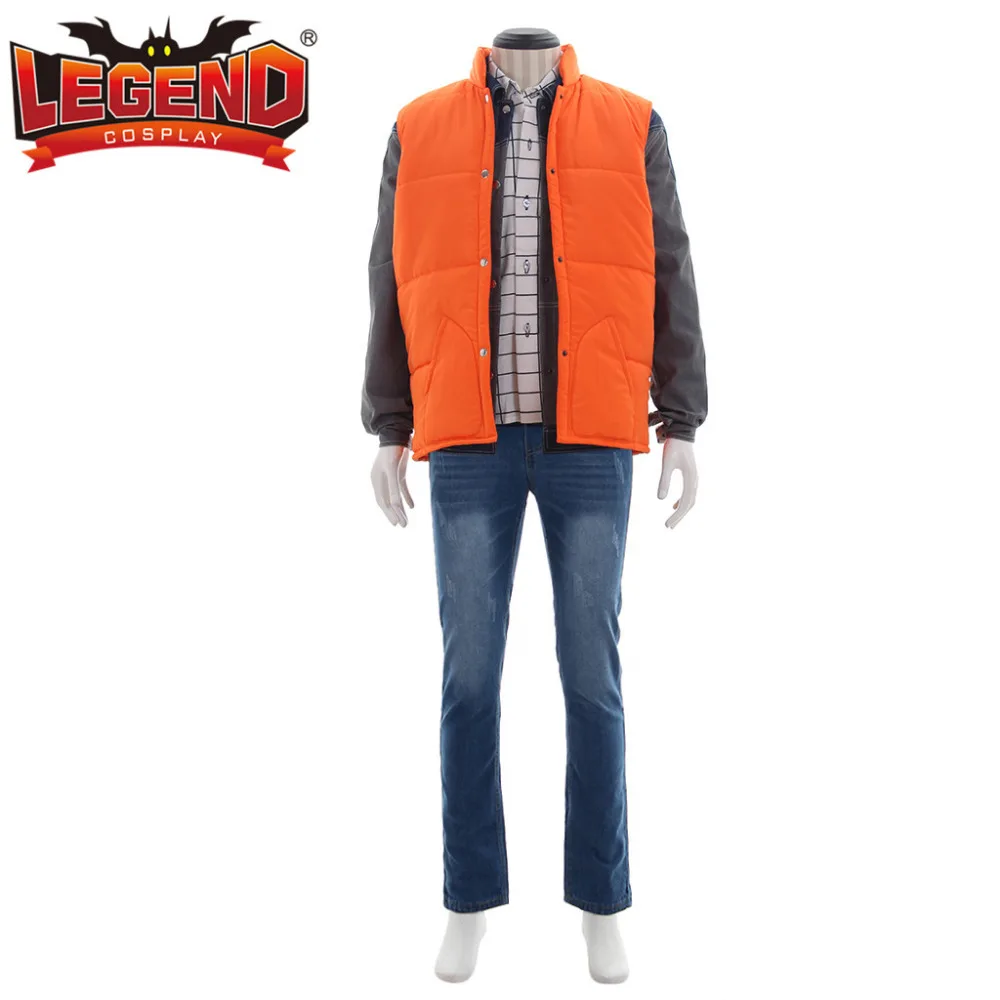 Back to the Future Marty McFly Halloween Carnival Cosplay Costume for Men - Movie Outfit image 2