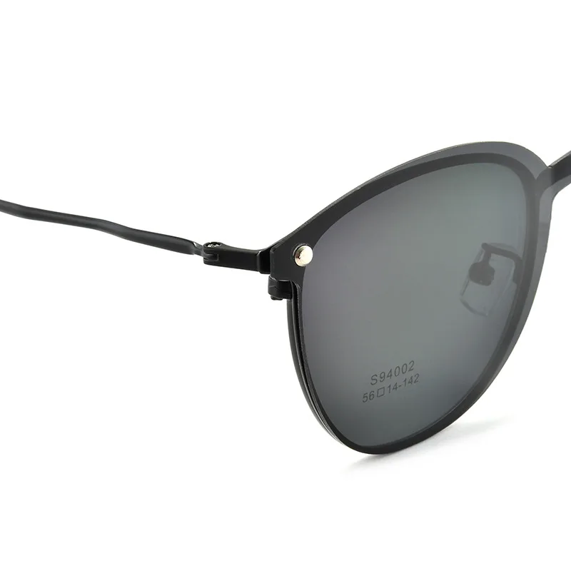 Квадратный магнит солнцезащитные очки прикрепляемые очки для мужчин поляризованные очки для близоруких очки по рецепту с коробкой FML