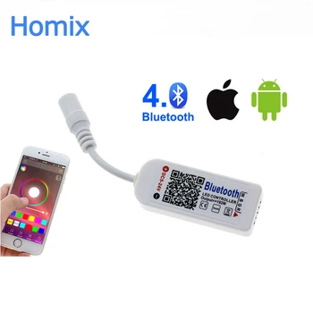 

Wholesale Bluetooth LED RGB Controller DC 5-24V MIni Wireless IOS/Android Bluetooth RGB LED Controller for RGB LED Strip