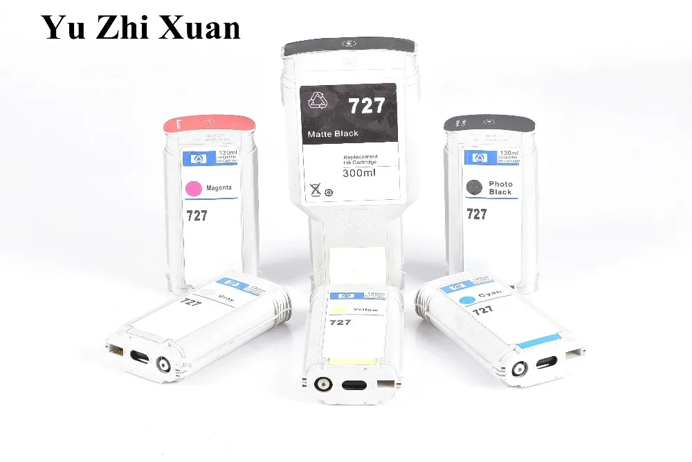 727 многоразовый картридж для принтера HP Designjet T920 T1500 T2500 T930 T1530 T2530 с чипом и