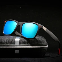 Классические поляризованные солнцезащитные очки для мужчин и женщин фирменный дизайн вождения квадратная оправа солнцезащитные очки мужские очки UV400 Gafas De Sol