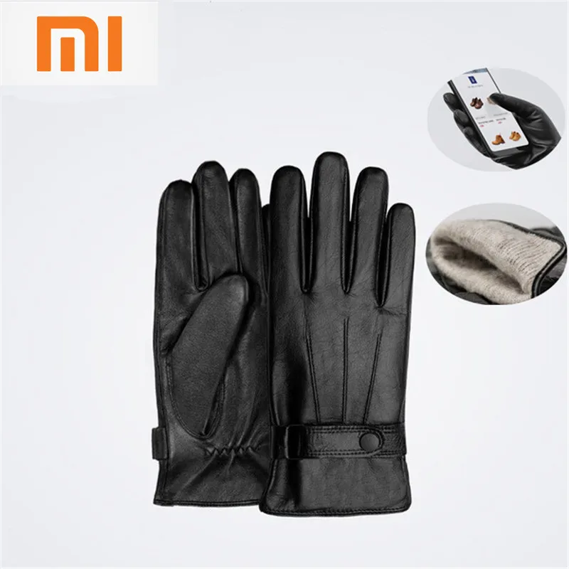 Оригинальные сенсорные перчатки для сенсорного экрана Xiaomi зимние теплые