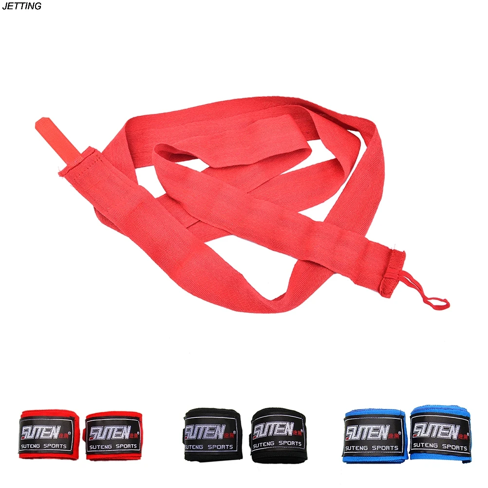 2.5M*5cm 1Pair Cotton MMA Muay Thai Punching Bag Hand Wraps Handwarps Bandages