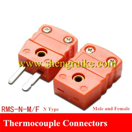 

N Type thermocouple connector flat pin male and female