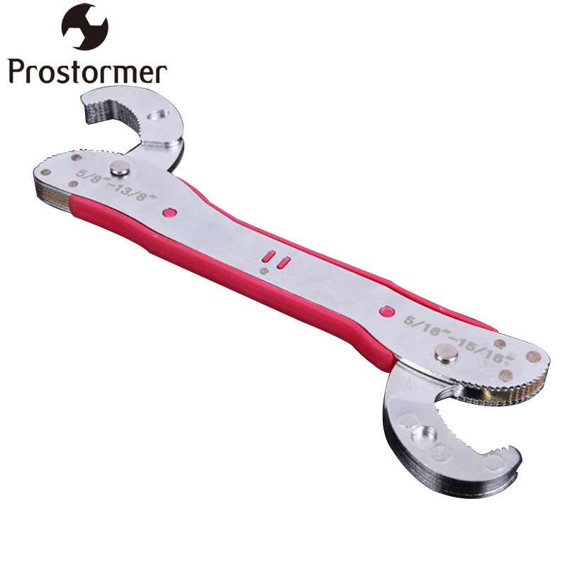 

PROSTORMER Multi-function Adjustable Wrenches Portable Quick Snap and Grip torque wrench Fast Faucet Tool Hook Type Wrench Set