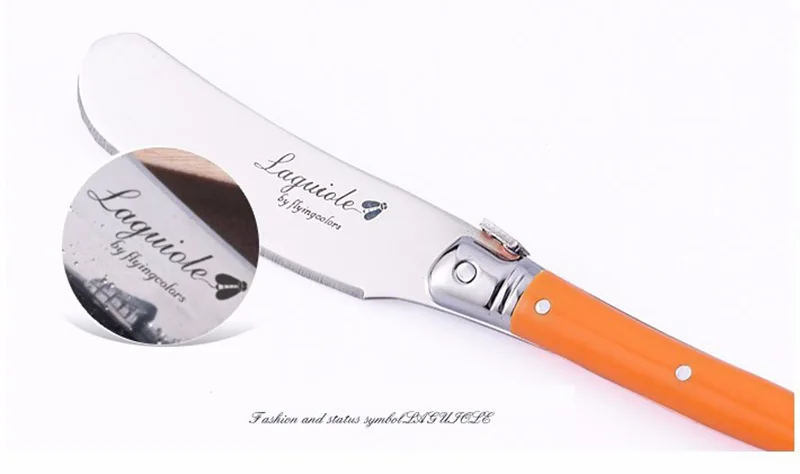 6 шт. стиль Laguiole ножи для приготовления масла нож для сыра резак Радуга ручки 6,25 ''из нержавеющей стали сырный инструмент Ресторан