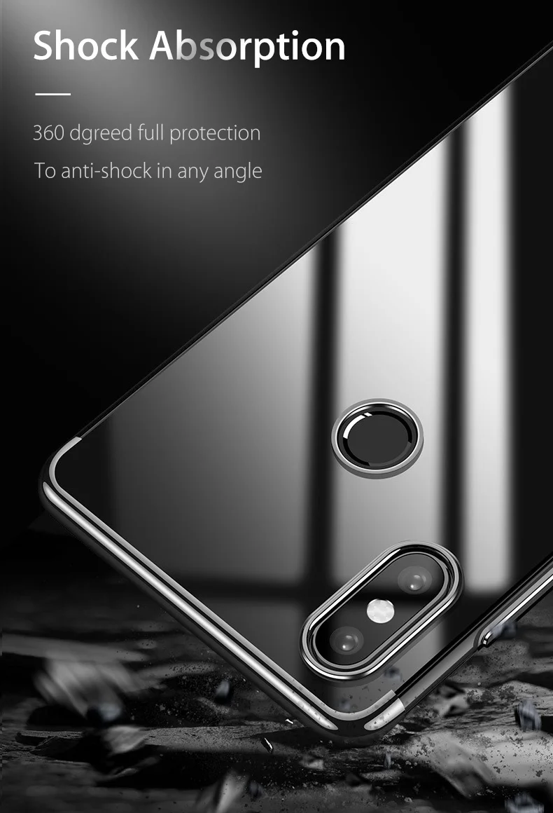 BBSW Electroplate Soft TPU Phone Case for Xiaomi Mi8 SE Mix2S 6X 5X Redmi 5 Plus Note 5 Pro 5A 5A 4X Redmi Note 4X Shining Cover (8)