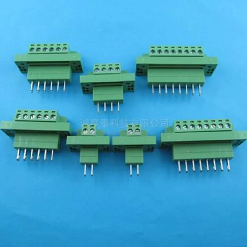 

10pairs Wall terminal 2EDGWB-5.08-2P - 10P, pluggable terminal pluggable terminal block 2P3P4P5P6P7P8P10P