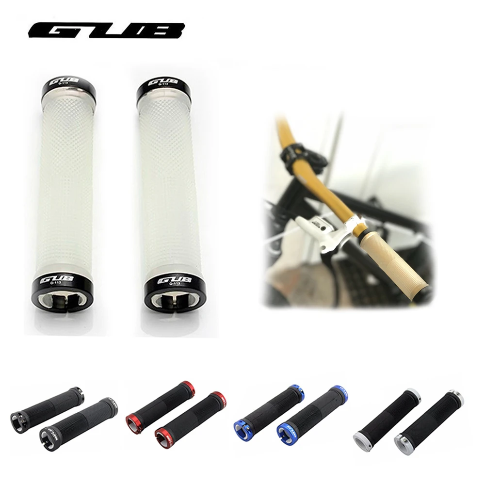 

Cycling Lockable Handle Grip For Bicycle MTB Road Bike Handlebar Bicycle Grip Bike Aluminum Alloy + Rubber 7 Colors GUB 113