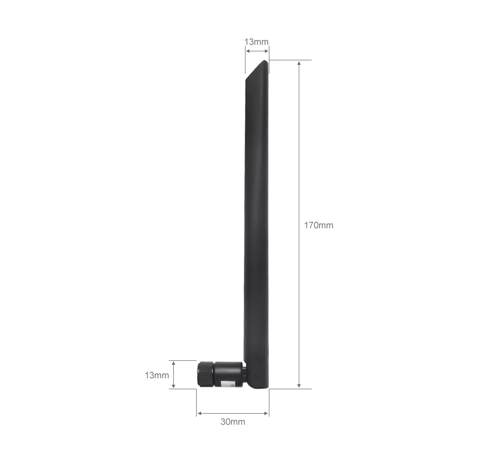 Antenas de Borracha para Comunicação Lote Flexível 170 Mhz Vhf Chicote Antena Cdsenet Tx170-jkd-20 3.0dbi Wifi 2 Pçs - 2 High Quality Telefonia e Comunicação