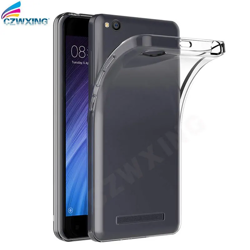 Для Xiaomi Redmi 4A силиконовый прозрачный Футляр Мягкий чехол для телефона из ТПУ Redmi4A